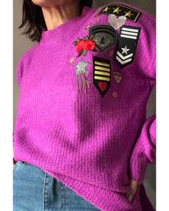 Sweater Nilo apliques - comprar online
