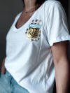 Remera escudo AFA pequeño - comprar online