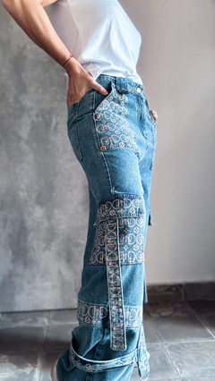 Imagen de Denim cargo monograma