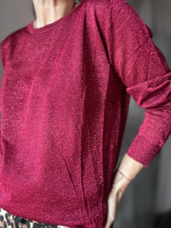 Sweater Lurex - Natalia Dubinsky Customizacion de prendas y Objetos