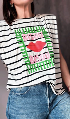 Remera Morley Rayada Diseños - comprar online