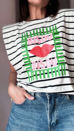 Remera Morley Rayada Diseños en internet