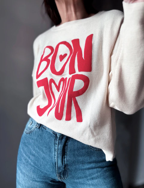 Sweater Bonjour - tienda online