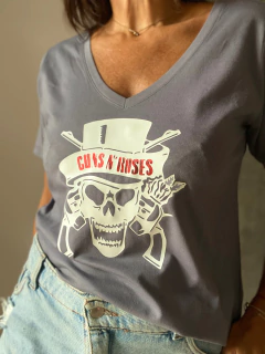Remera Nueva linea Rock Guns & Roses en internet