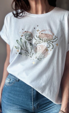 Remera manga china Il dolce far niente cangrejo en internet