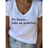 Remera en teoría...
