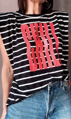 Remera Morley Rayada Diseños