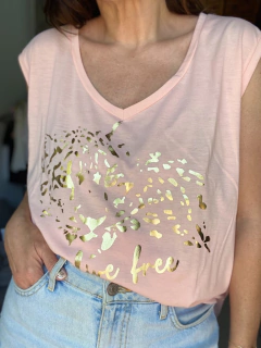 Imagen de Remera Summer live free foil