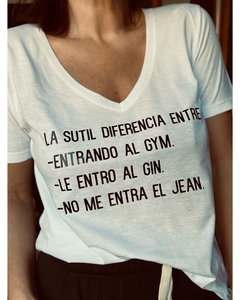 Remera La sutil diferencia