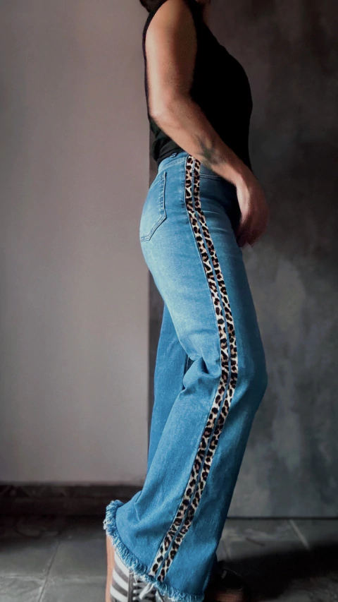 Wide Leg Sporty print