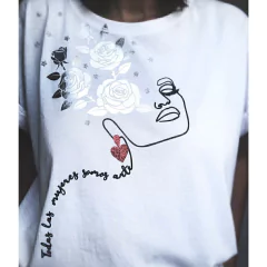 Remera todas las mujeres somos arte