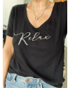 Remera relax black