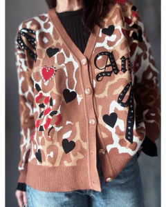 Imagem do Cardigan Amour print