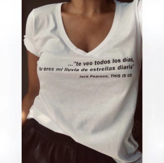 Remera "te veo todos los días"