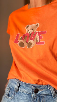 Remera línea DTF Bear love en internet