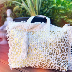 Super bolso playero boho gold