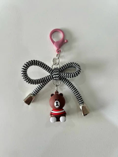 Charm bag osito moño - tienda online