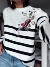 Sweater Donna apliques