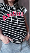 Hoodie chaleco amour