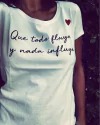Remera Que todo fluya
