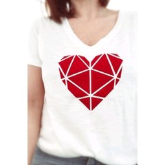 Remera Geometric Heart