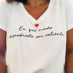 Remera En que miedo