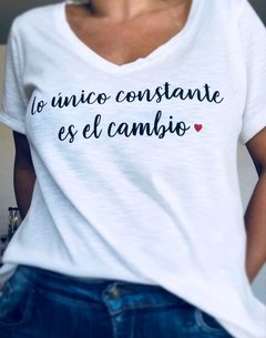 Remera lo Único constante