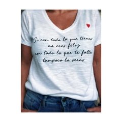 Remera si con todo lo que tienes