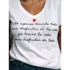 Remera No esperes