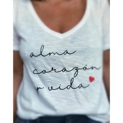 Remera Alma corazon y vida
