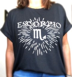 Remera Zodíaco Escorpio Black