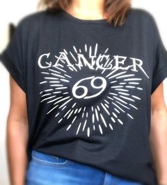 Remera Zodíaco Cancer Black