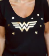 Remera Mujer Maravilla black