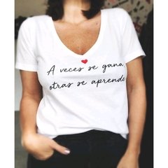 Remera A veces se gana
