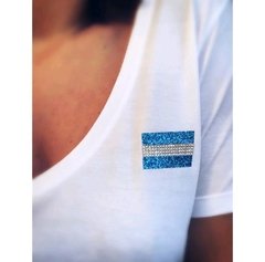 Remera Bandera Argentina SIN LAS 3 ESTRELLAS DE TRICAMPEONATO - comprar online
