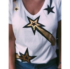 Remera estrellas triColor