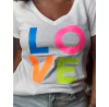 Remera Love Fluo
