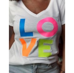 Remera Love Fluo