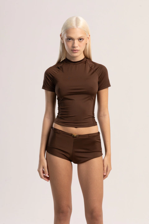 Mini Short Maya Cocoa - comprar online