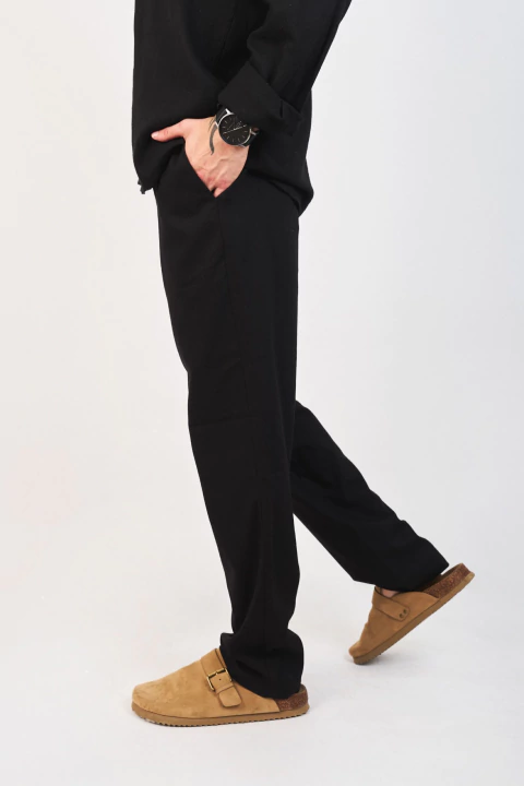 PANTALON CHINO COLLIN LINO NEGRO