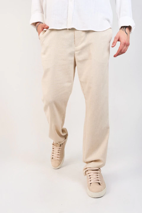 PANTALON CHINO COLLIN LINO BEIGE - comprar online