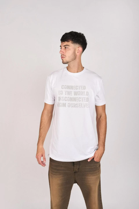 REMERA CONNECT BLANCO
