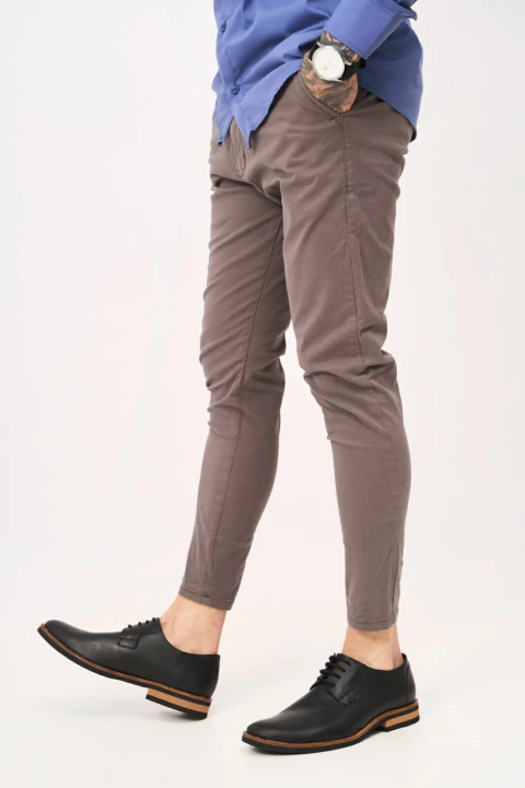 PANTALON GIRONA GRIS CLARO