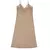 VESTIDO LENCERO BEIGE Y VISON - comprar online