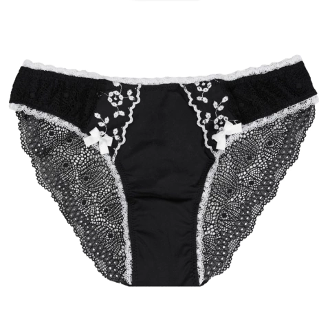 VEDETINA MICROFIBRA NEGRA Y BLANCA - comprar online