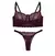 CONJUNTO CON ARO CEREZA Y NEGRO - comprar online