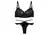 CONJUNTO CON ARO ENCAJE NEGRO - comprar online