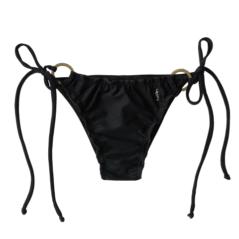 TRAJE DE BAÑO VEDETINA CON TIRAS NEGRO - comprar online