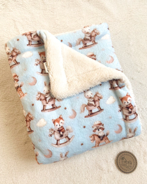 Manta Polar Soft y Corderito - comprar online