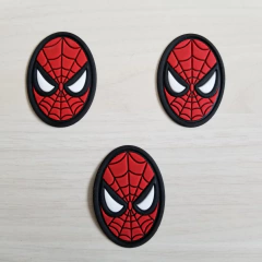 Aplique Emborrachado Homem Aranha Mascara ( 5 Pçs )